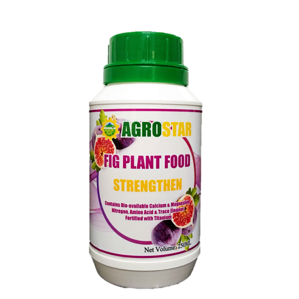 AGROSTAR – Fig Plant Food ” Strengthen ” complete with Amino Acid, Calcium, Magnesium, Sulphur, Trace Elements fortified with Titanium ( 250ML )