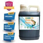 AGROSTAR – POSEIDON –  Organic Fish Amino Acids Liquid Fertilizer, High Amino Nitrogen rich in organic trace elements  for Vegetables, durian, flower, Fruits & All ornamentals 10L