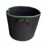 Eco Planting Pot suitable for soil & soil-less gardens with green stitching (7 Gallon)
