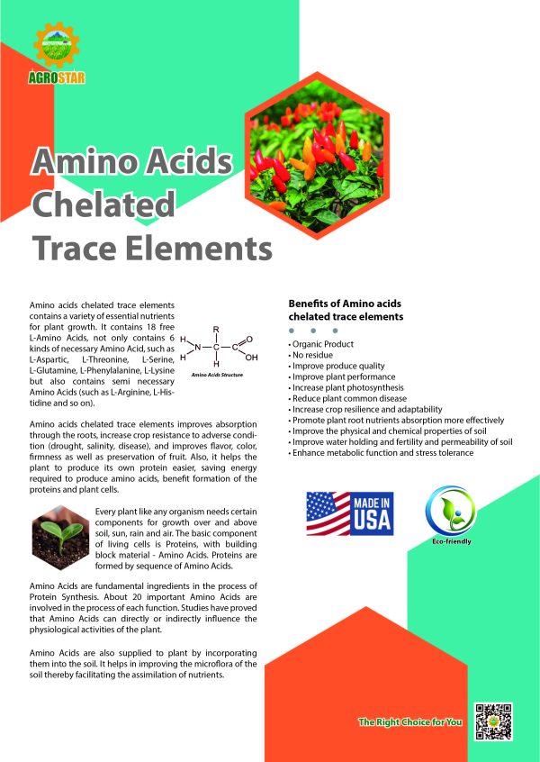 Amino Acids Chelated Trace Element 500GM - Image 3