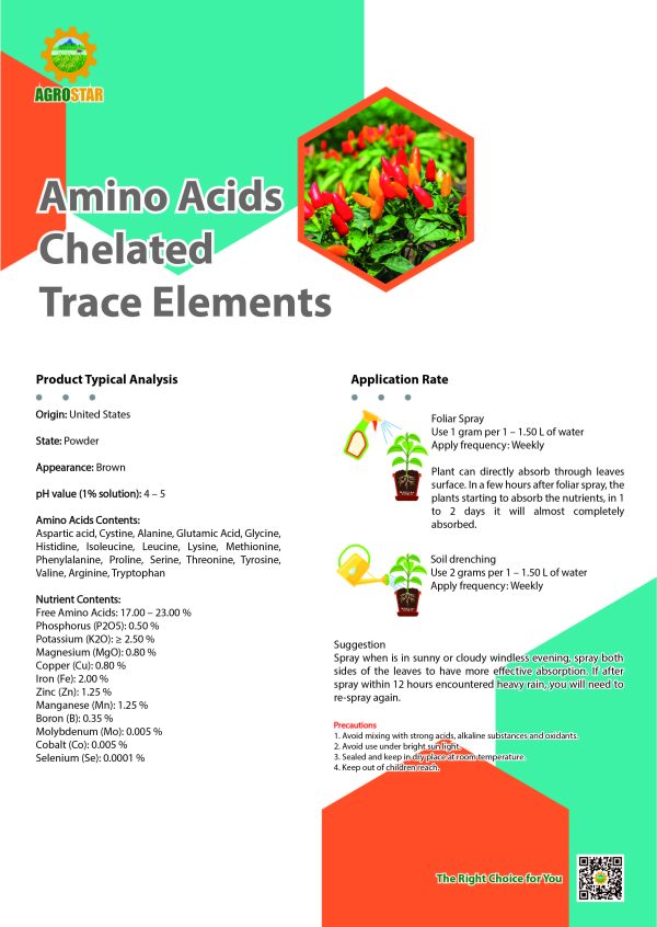 Amino Acids Chelated Trace Element 500GM - Image 4