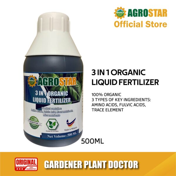 3 in 1 Organic Liquid Fertilizer 500ML