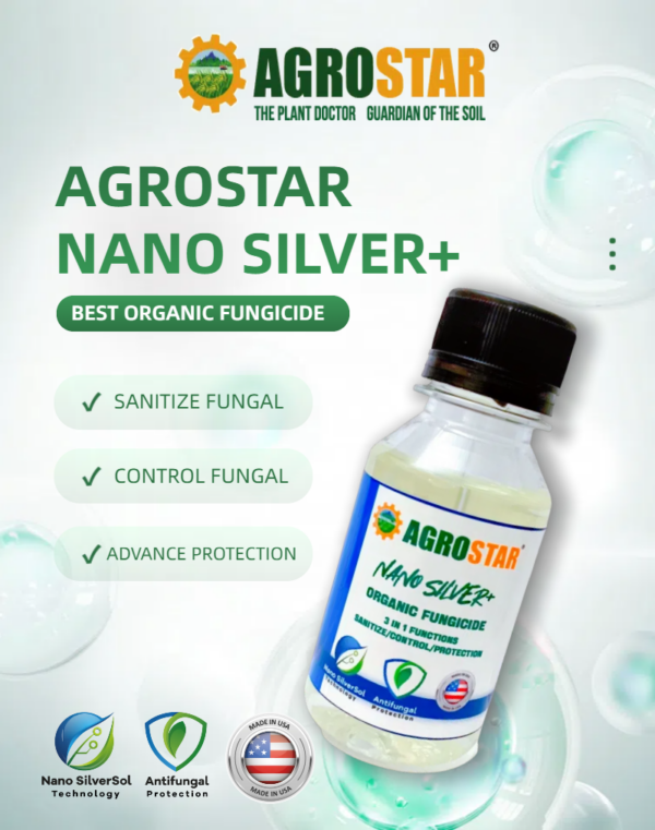 Nano Silver+ Organic Fungicide 100ML - Image 2