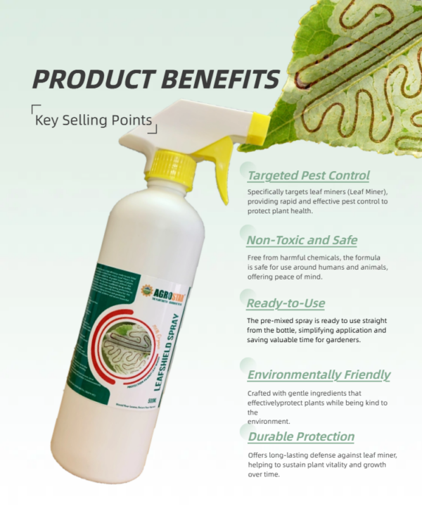 LeafShield Spray Leaf Miners Control 500ML - Image 4